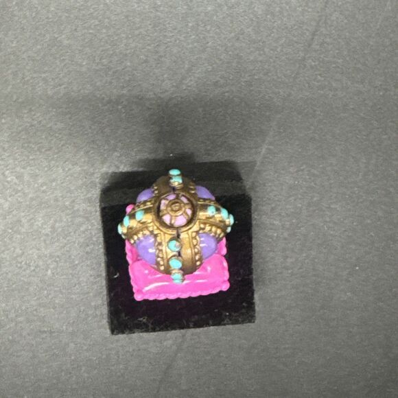 Vintage Polly Pocket 1994 Crown Surprise Ring Complete Bluebird Toys Rare - Picture 3 of 8